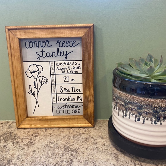 Birth Stat Signs - Picture 2 of 4